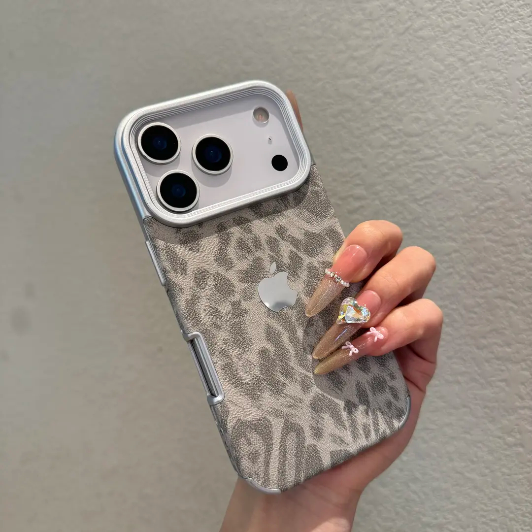 New electroplated leopard print case for iPhone
