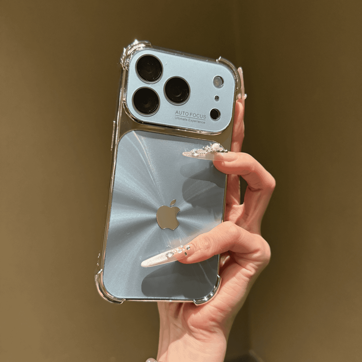 CD pattern laser four corner anti drop case for iPhone - Image 5