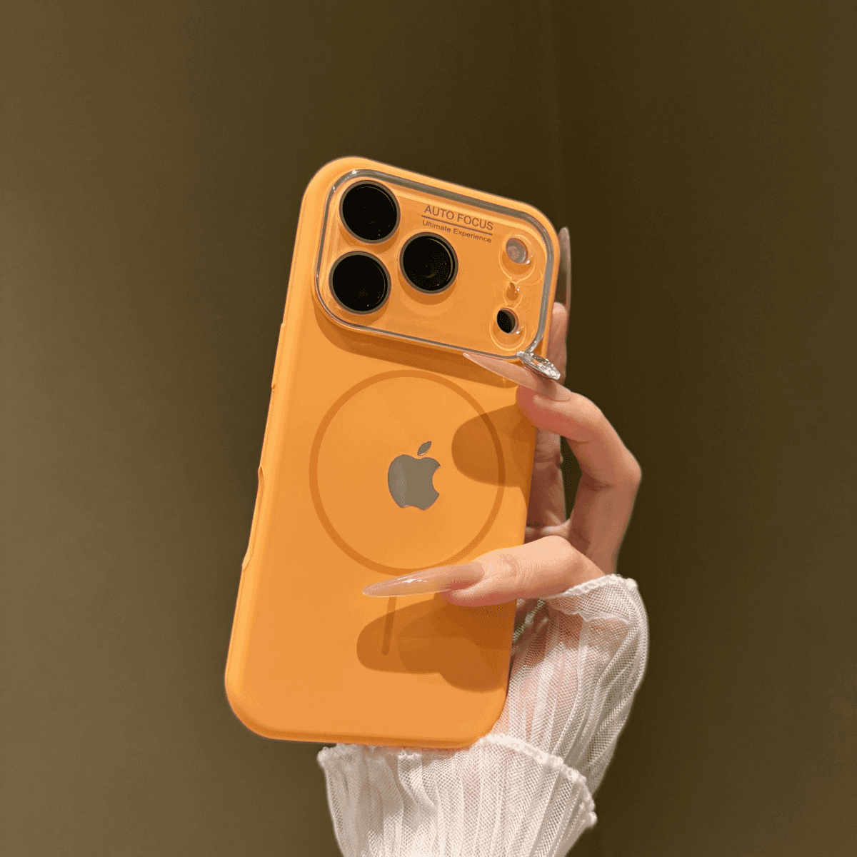 Large window liquid silicone magnetic case for iPhone - Image 9
