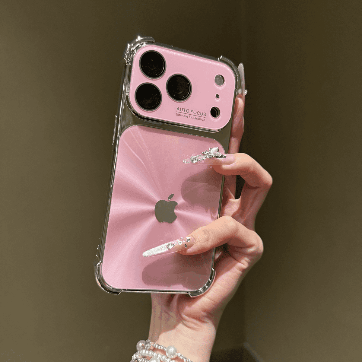 CD pattern laser four corner anti drop case for iPhone - Image 7