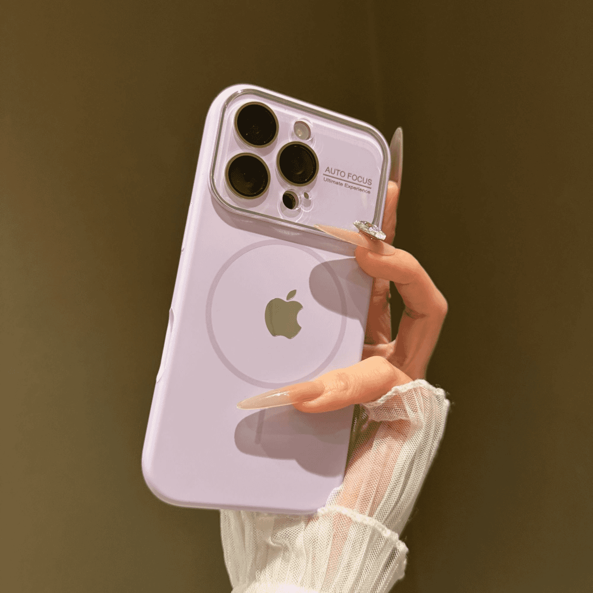 Large window liquid silicone magnetic case for iPhone - Image 8