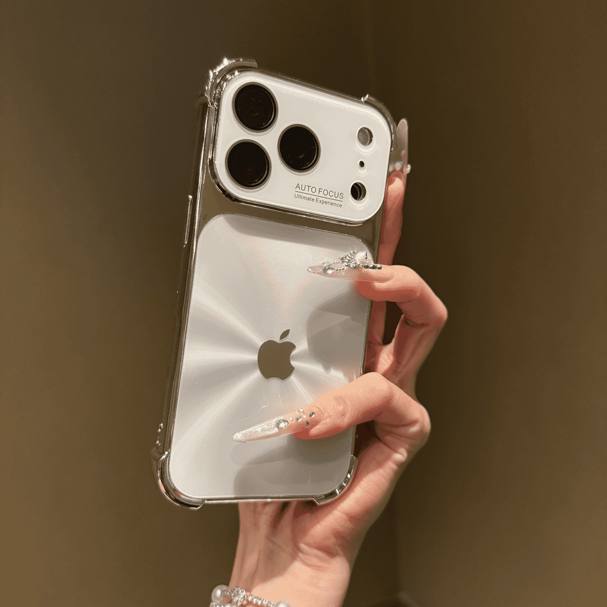 CD pattern laser four corner anti drop case for iPhone - Image 4