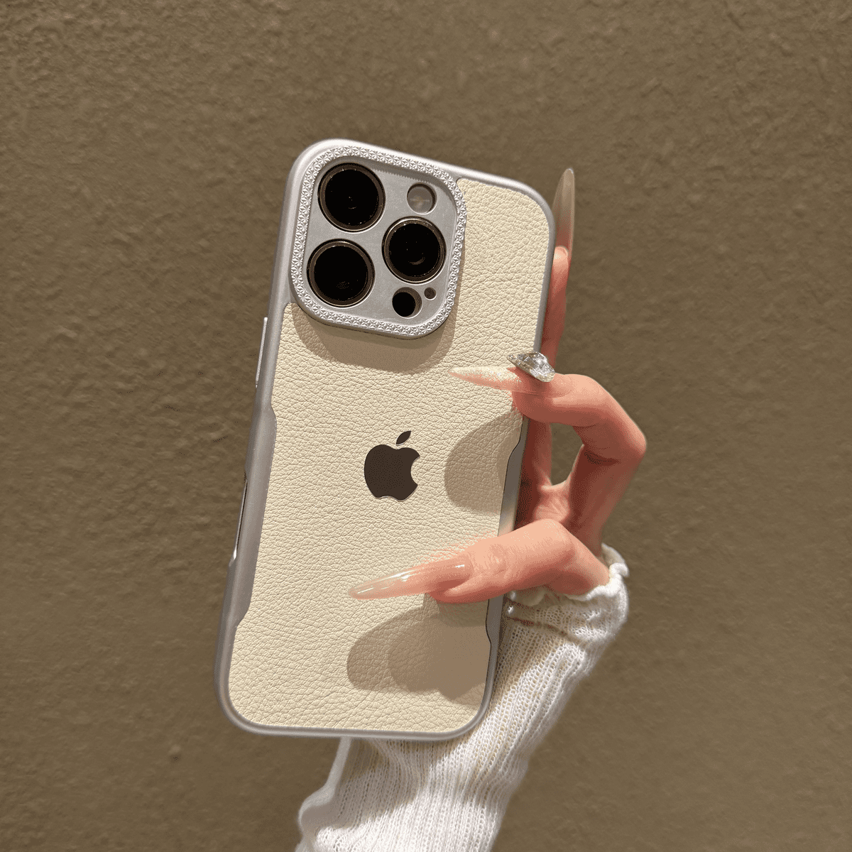 Little waist lychee skin pattern case for iPhone - Image 7