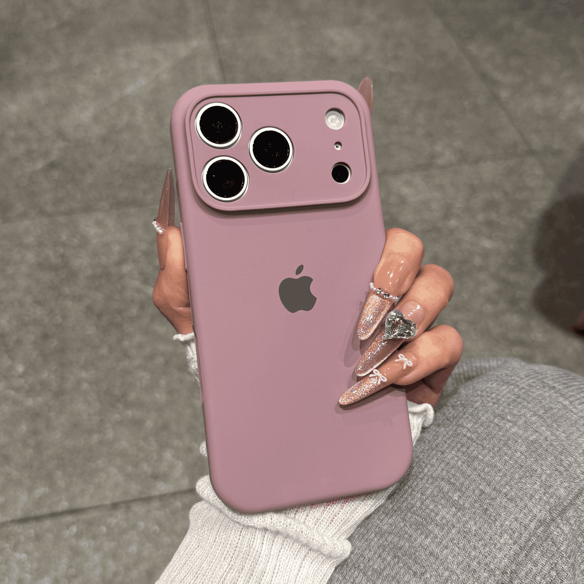 Advanced precision perforated liquid silicone case for iPhone