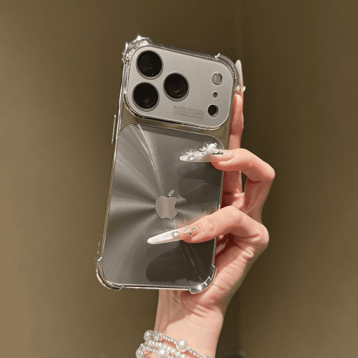 CD pattern laser four corner anti drop case for iPhone - Image 8