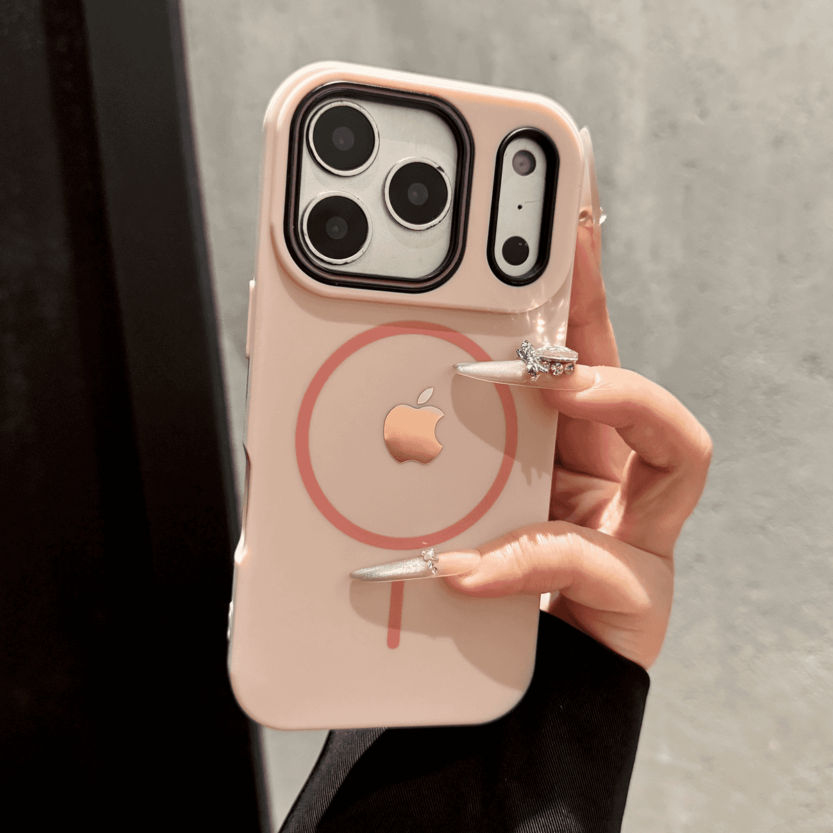 Candy macaron colored magnetic case for iPhone