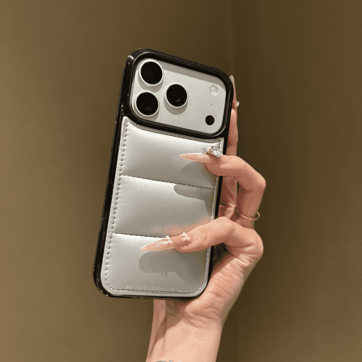 New cotton filled down jacket case for iPhone - Image 3