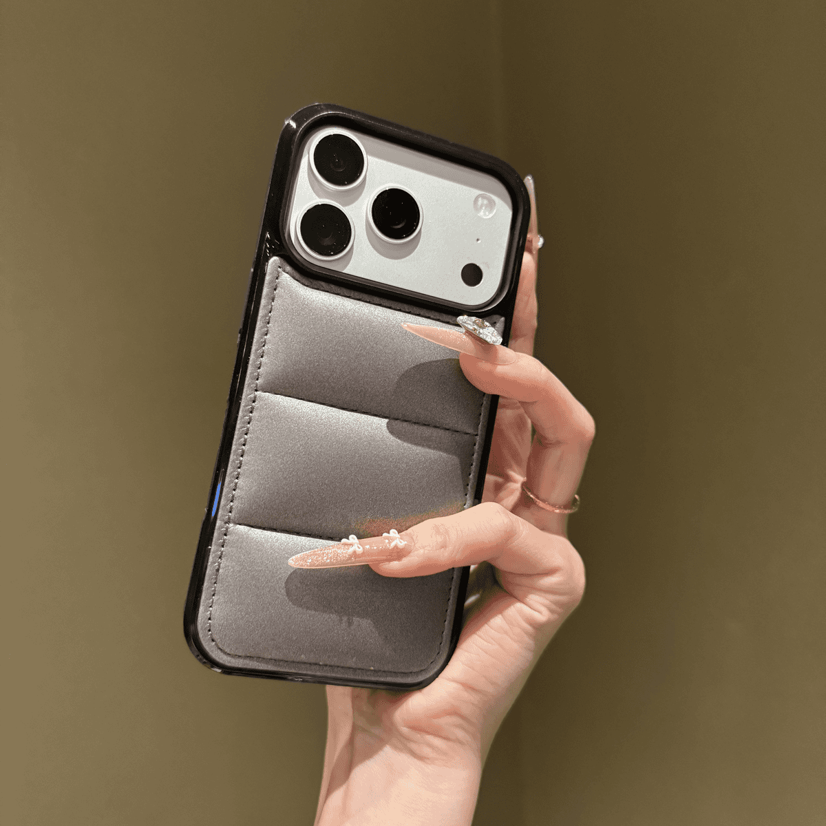 New cotton filled down jacket case for iPhone - Image 9