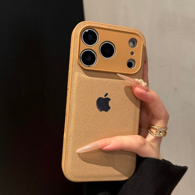 Premium Litchi Pattern Phone Case for iPhone - Image 6