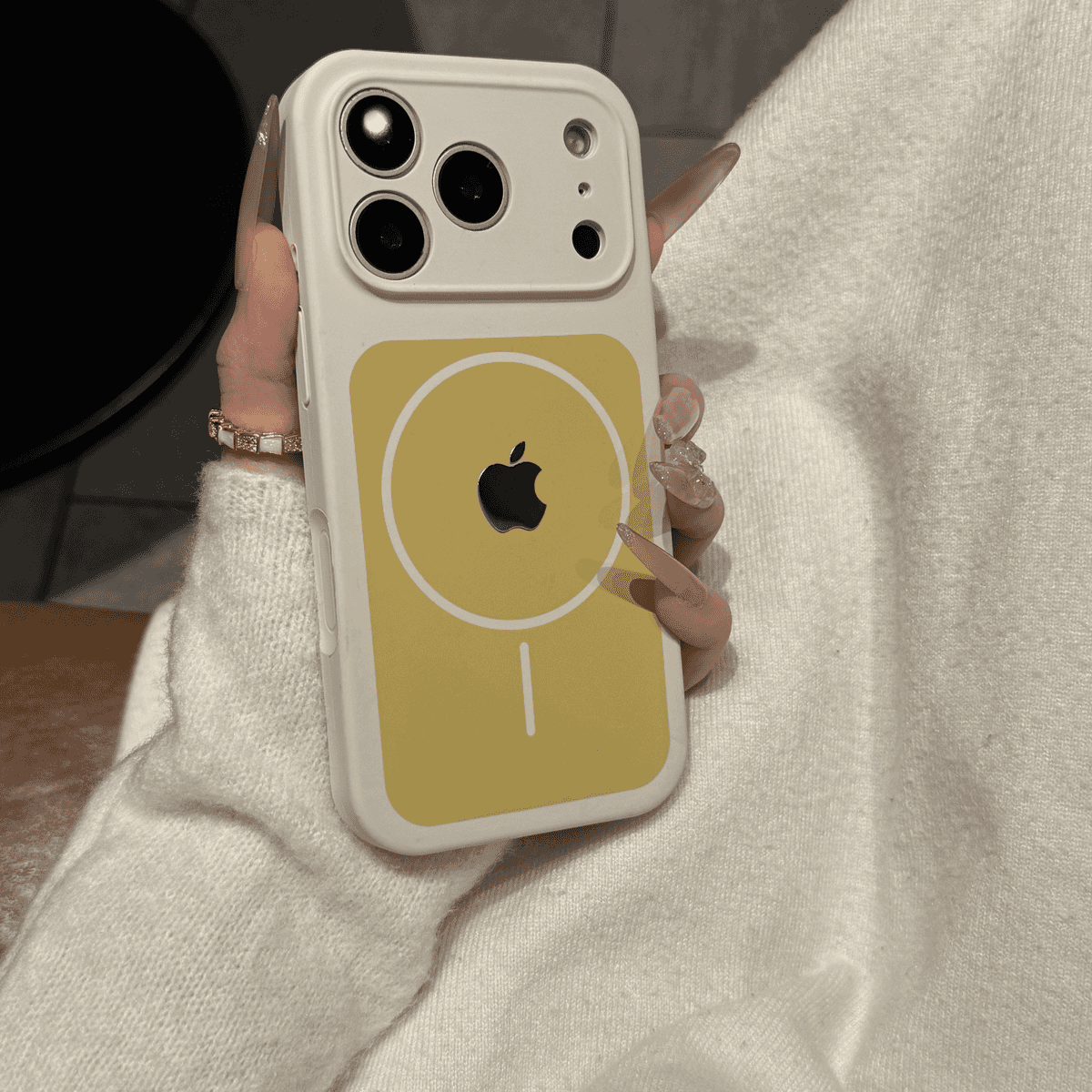 Skin feel liquid silicone magnetic case for iPhone - Image 9