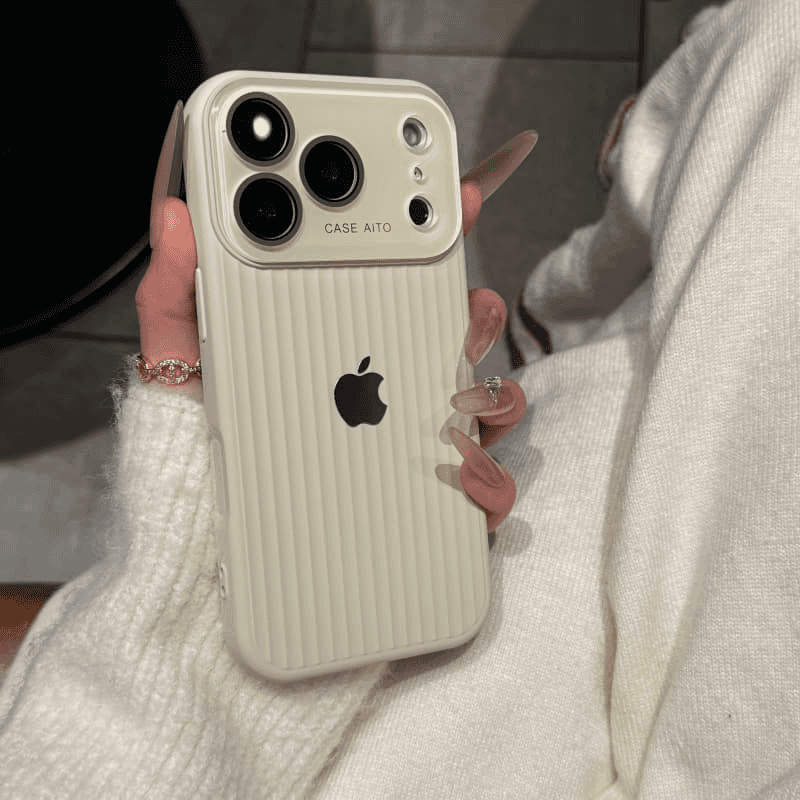 New corrugated all inclusive lens film case for iPhone - Image 2